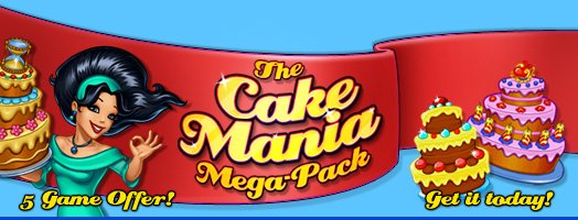 Buy The Cake Mania Games Mega-Pack Bundle Special Offer