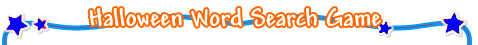 Halloween Word Search Game