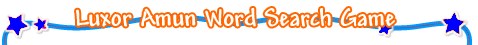 Luxor Amun Word Search Game
