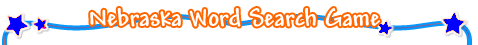 Nebraska Word Search Game