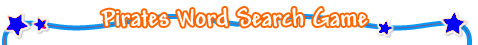 Pirates Word Search Game