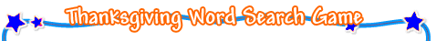 Thanksgiving Word Search Games