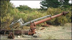 Ballarat area - old gold mining equipment