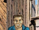 Man appears from building