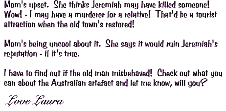 Letter from Laura
