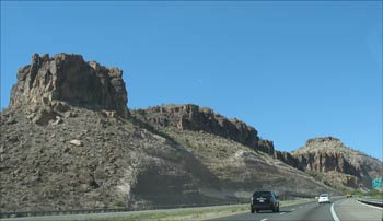 Road through Mojave Desert