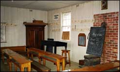 Inside school at goldfields