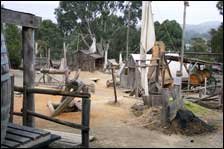 Miners diggings at Sovereigh Hill goldfields, Ballarat