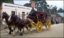 Sovereign Hill township street scene