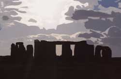 Stonehenge at night