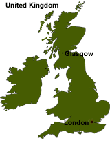 Map of United Kingdom