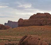 Rocky desert in Arizona, USA