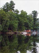Lake in New England, USA