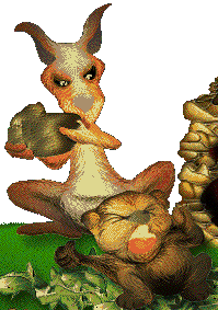 Mirram the Kangaroo and Warreen the Wombat